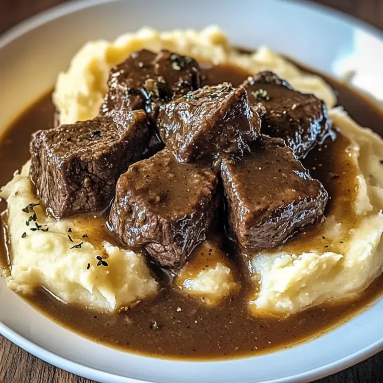 Bœuf Braisé en Sauce avec Purée Maison