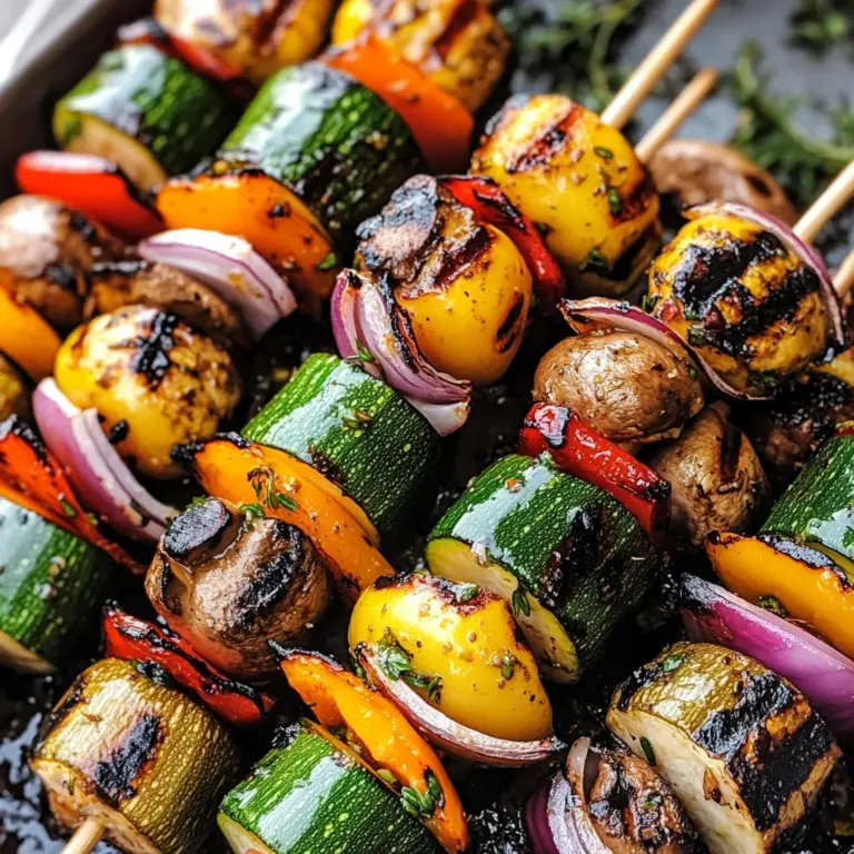 Brochettes de Légumes Grillés