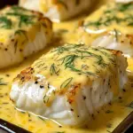 Cabillaud au Four à la Moutarde et Crème Citronnée