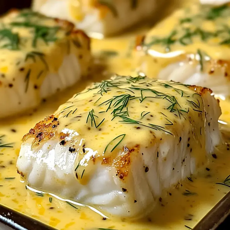 Cabillaud au Four à la Moutarde et Crème Citronnée