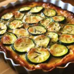 Clafoutis de courgettes au parmesan