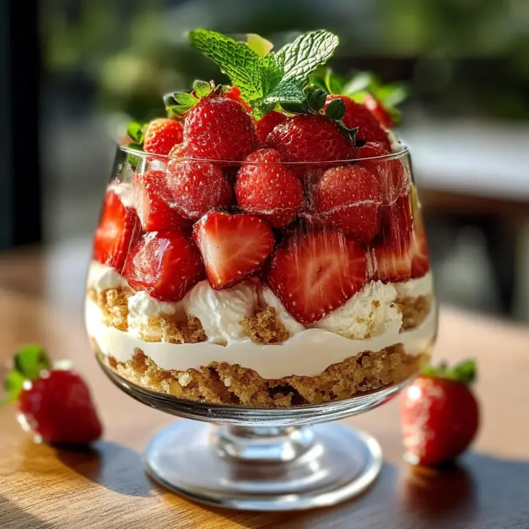 Coupe Fraises Mascarpone