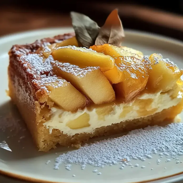 Fondant Moelleux aux Pommes et Mascarpone