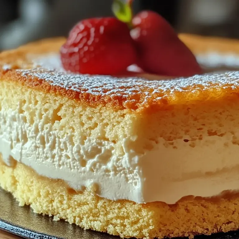 Gâteau Crémeux avec 3 Yaourts et 2 Œufs