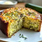 Gâteau moelleux courgettes parmesan
