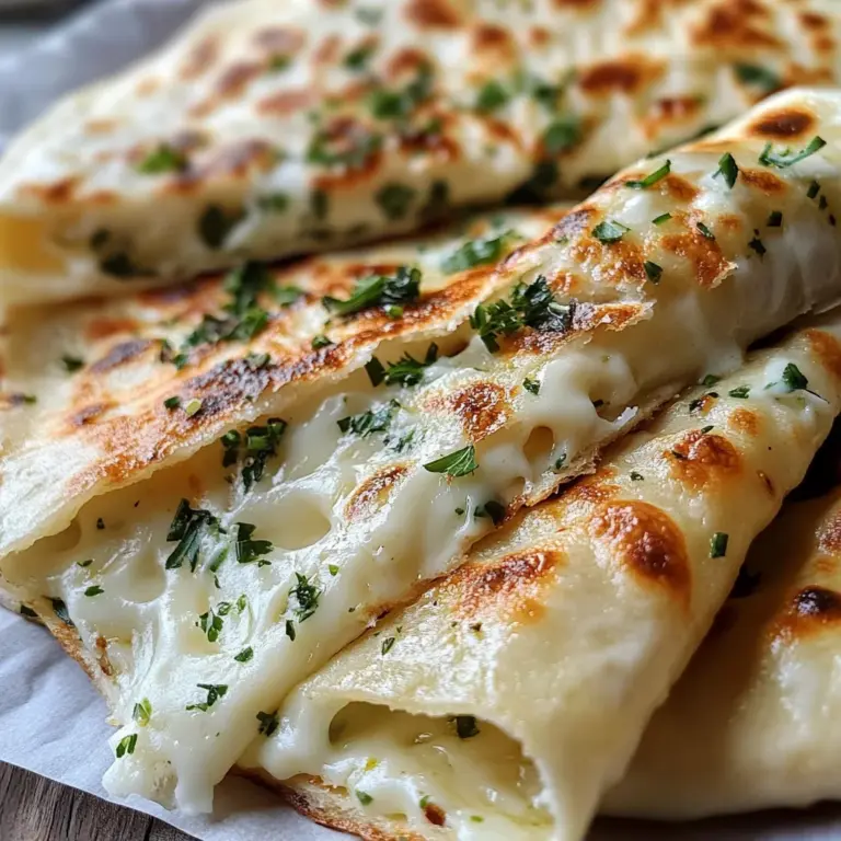 Gozleme turc fromage et herbes