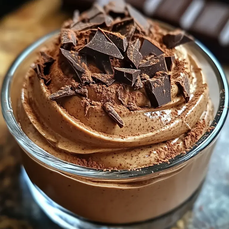 Mousse Mascarpone au Chocolat