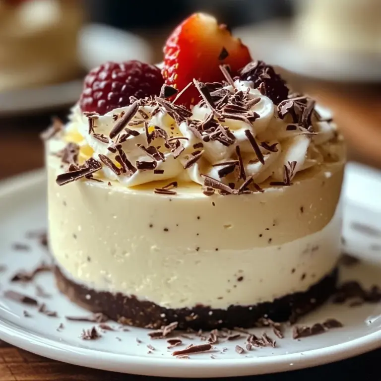 Mousse au Chocolat Blanc et Mascarpone