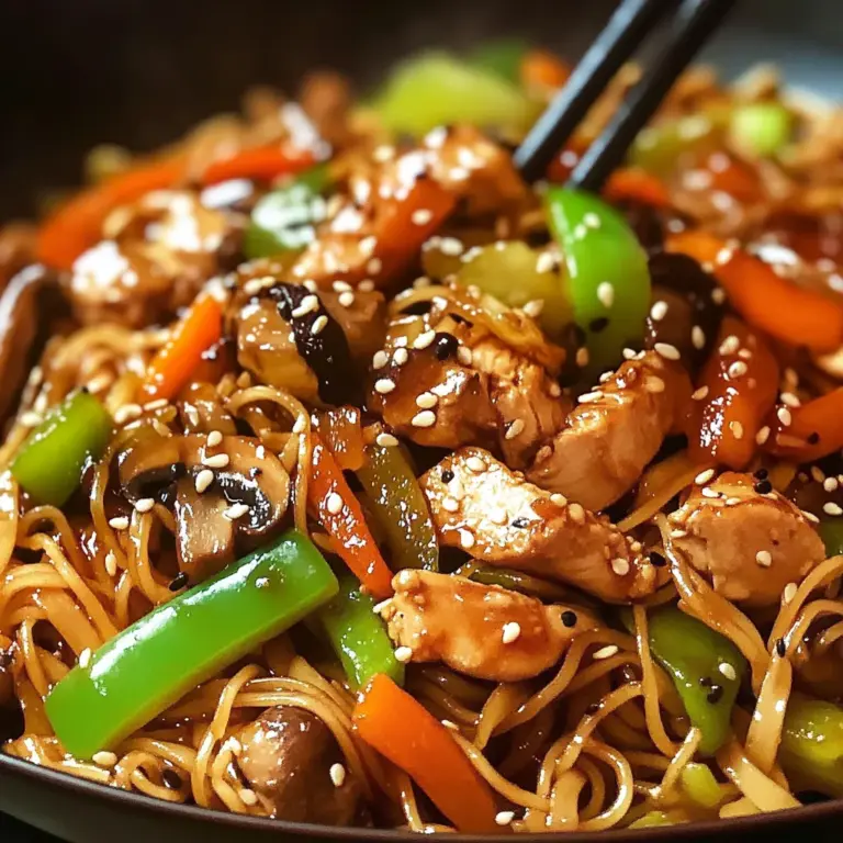 Nouilles sautées asiatiques rapides