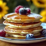 Pancakes au Yaourt Moelleux et Aériens