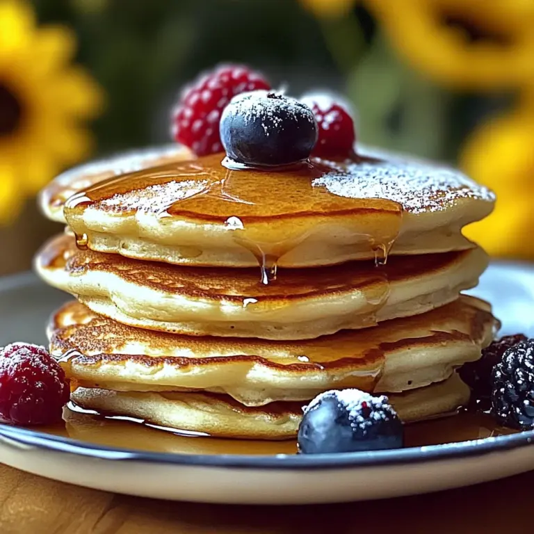 Pancakes au Yaourt Moelleux et Aériens