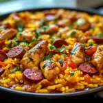 Recette de paella au poulet et chorizo : un plat savoureux à partager