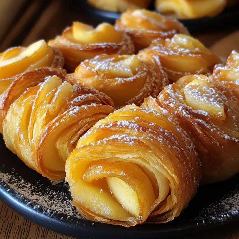 Roulés Feuilletés aux Pommes en 10 Minutes