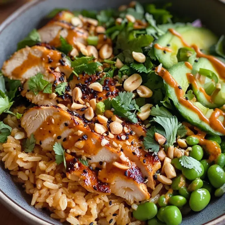 Salade Satay Croquante et Épicée