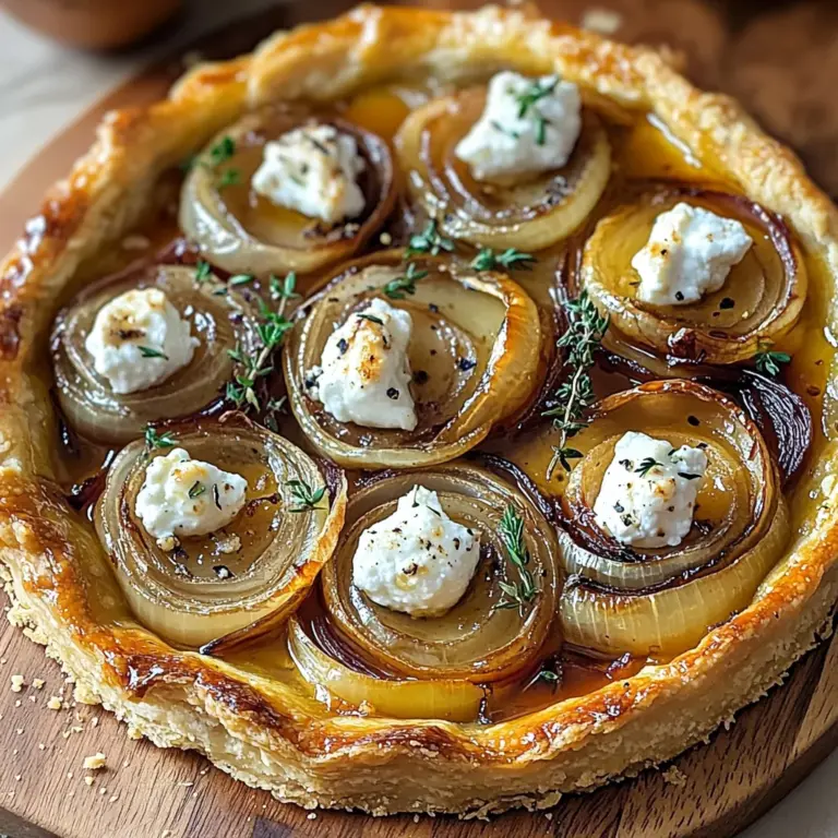 Tarte Gourmande aux Oignons
