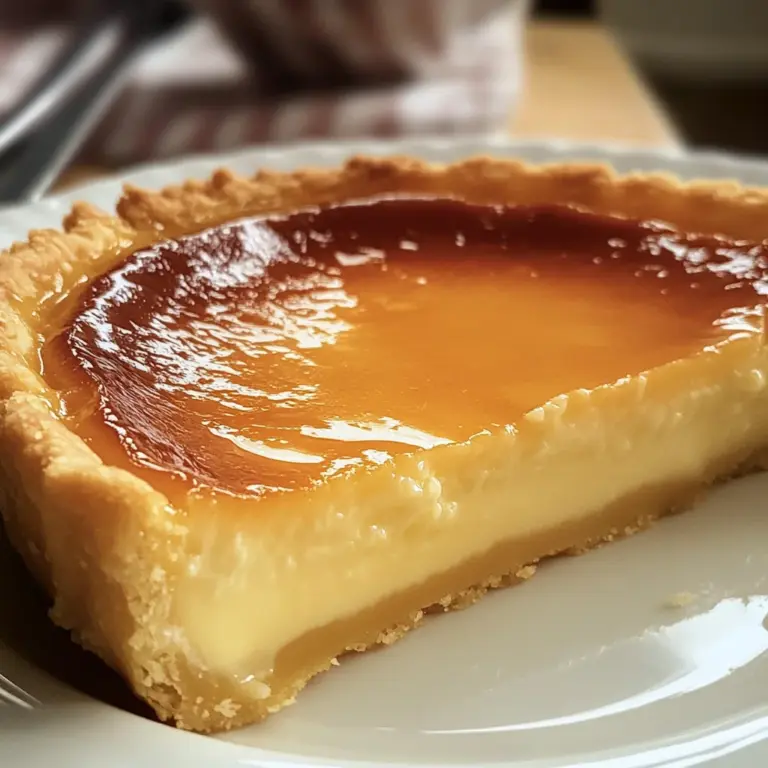 Tarte au Flan de Ma Grand-mère