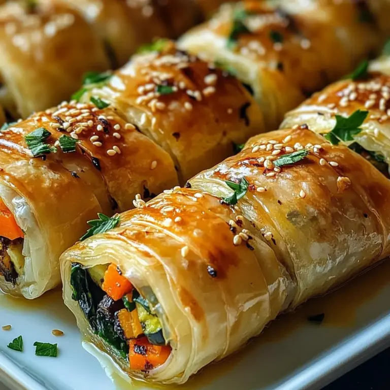 Baked Vegetable Rolls : Une Explosion de Saveurs et de Textures Incroyable