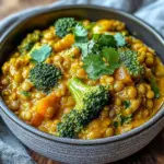 Curry de Brocoli aux Lentilles Corail : Une Plongée Incroyable dans la Cuisine Végétale