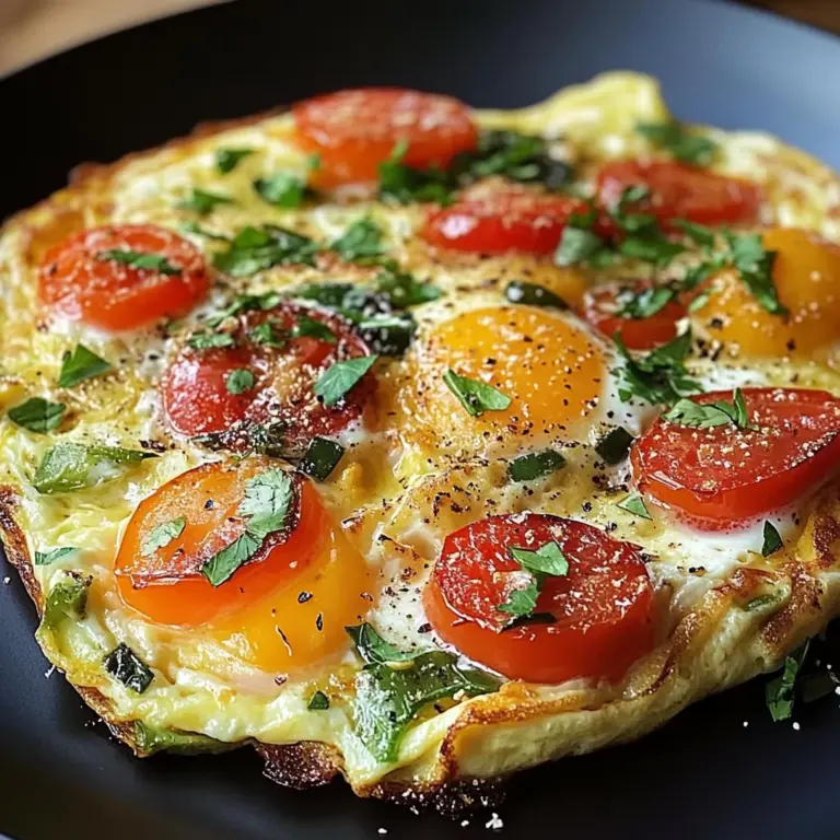 Omelette aux Légumes : Un Délice Coloré et Nutrissant