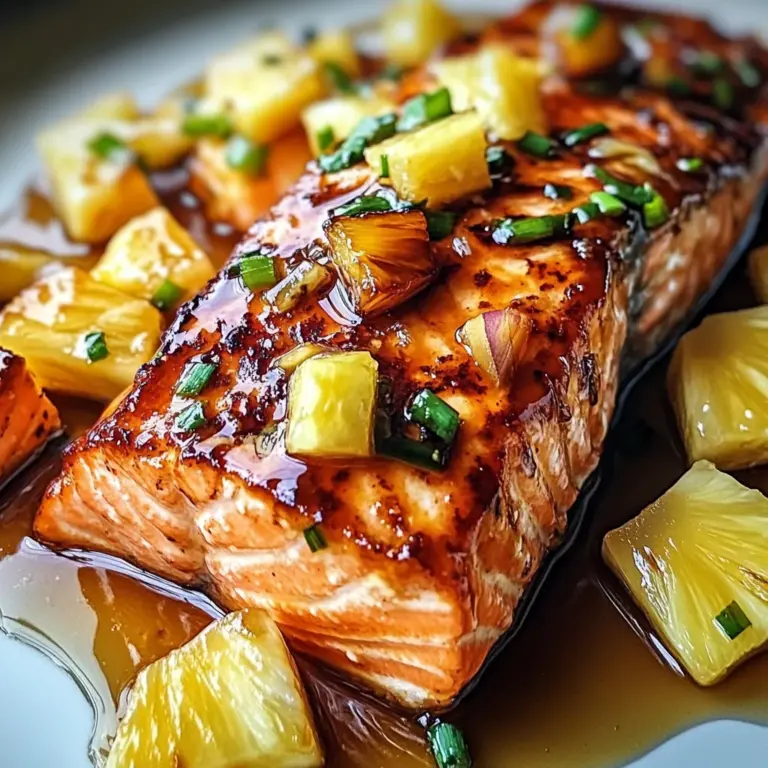 Saumon au miel et à l'ananas – Une explosion de saveurs tropicales