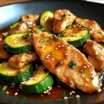 Sauté de Poulet et Courgette, Sauce Soja Gourmande et Parfumée